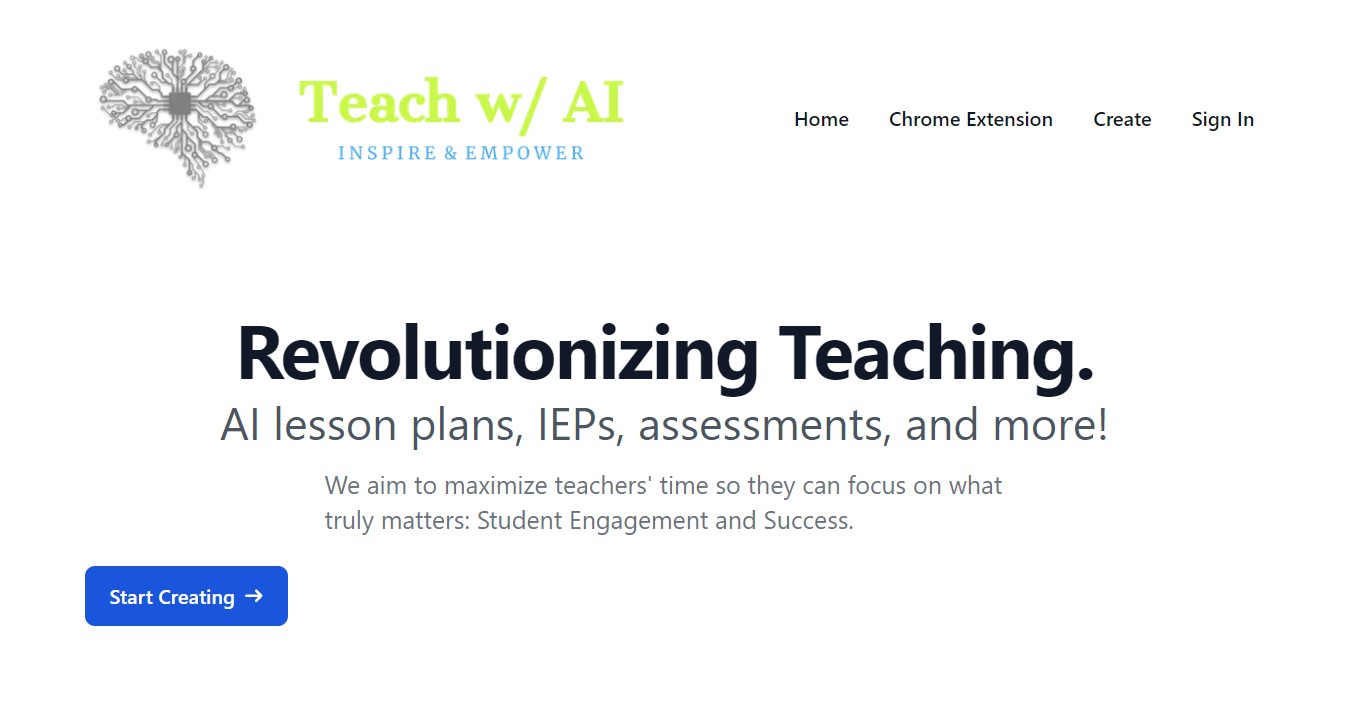 Teach w/ AI English