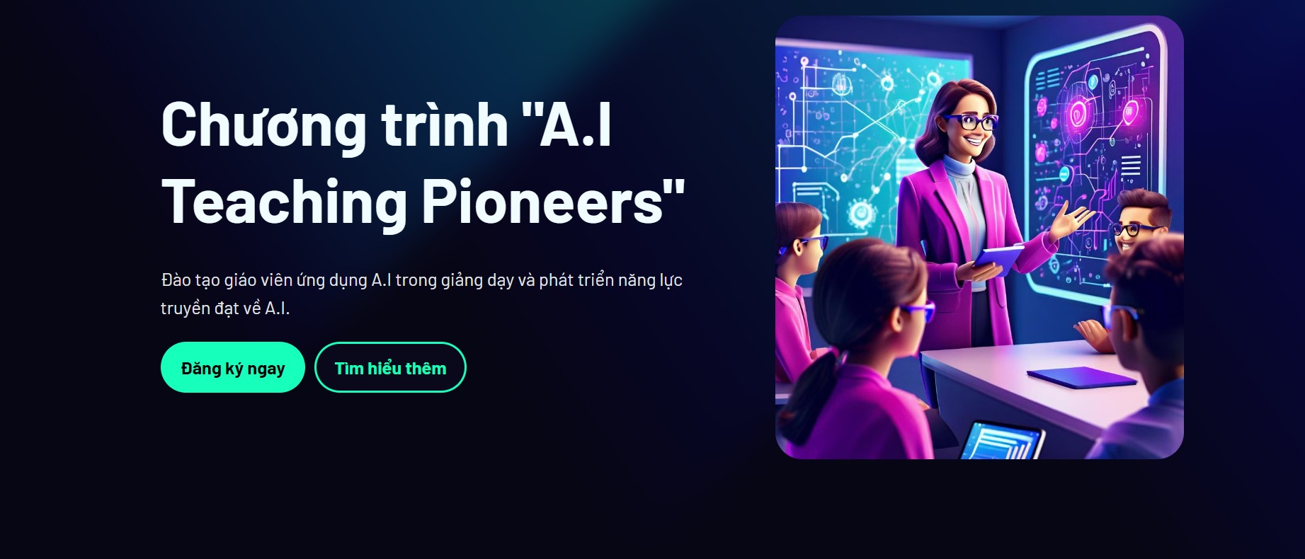 Chương trình AI Teaching Pioneers