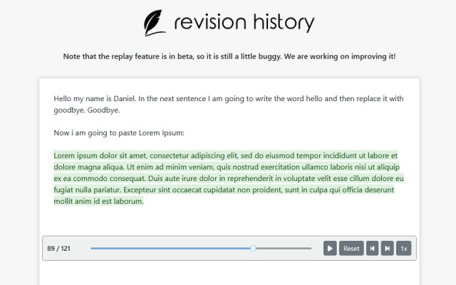 Revision History